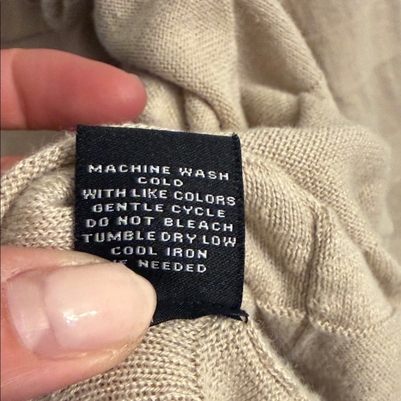 Verve Ami Light Tan Open Front Cardigan - Picture 6 of 6